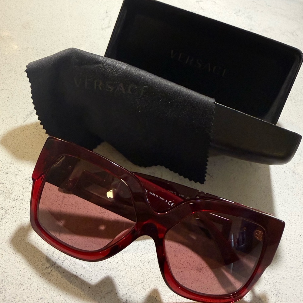 Versace Women's Bold Red Sunglasses